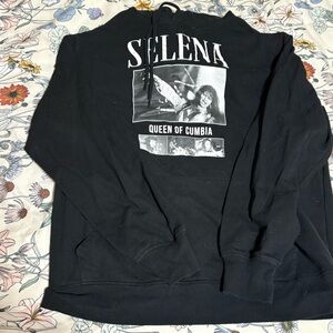 Black Selena Graphic Hoodie